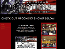 Tablet Screenshot of greatamericanpromotionsllc.com